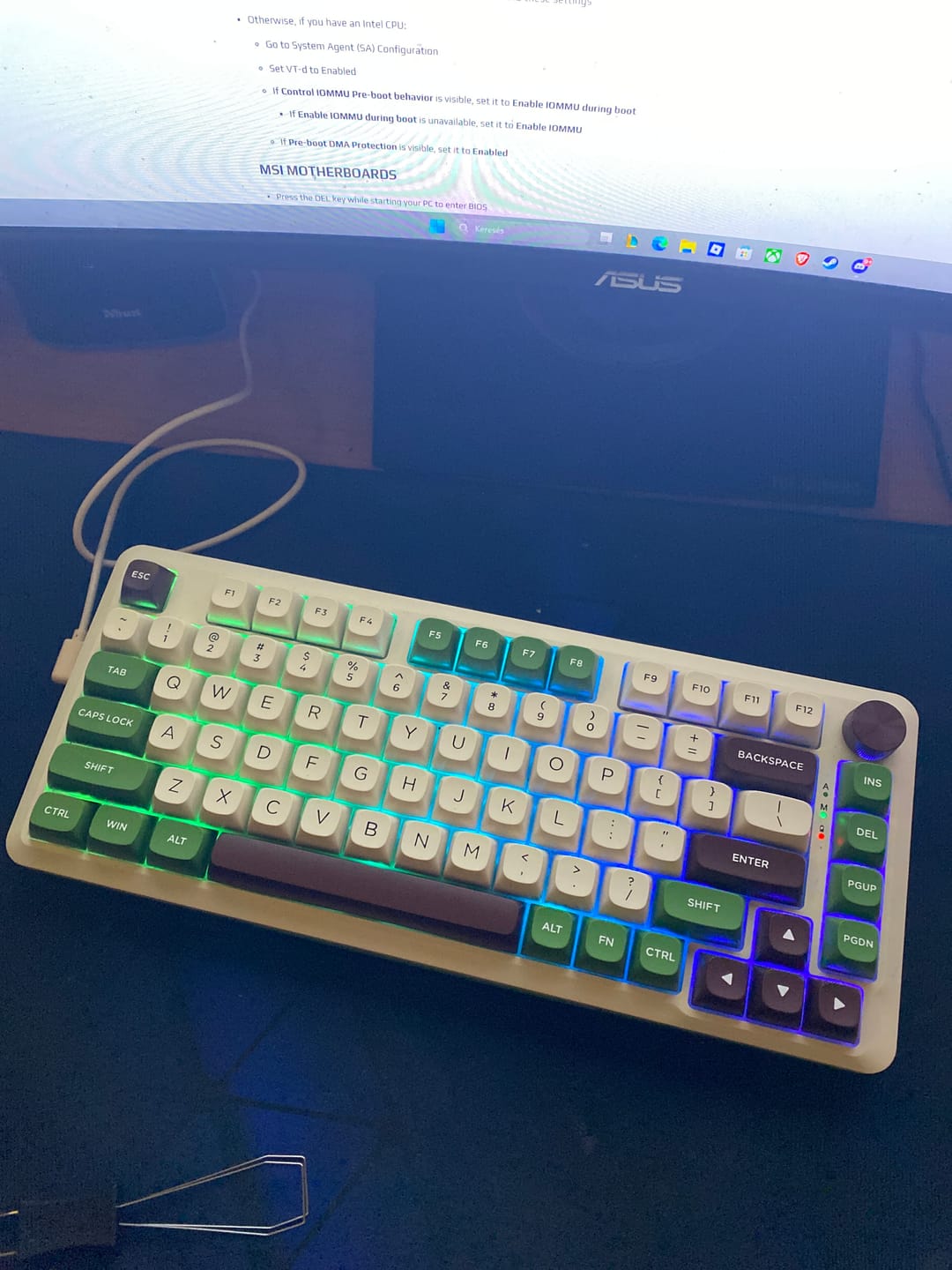 Customer photo review of Redragon K681-RGB-PRO TKL Mechanical Keyboard