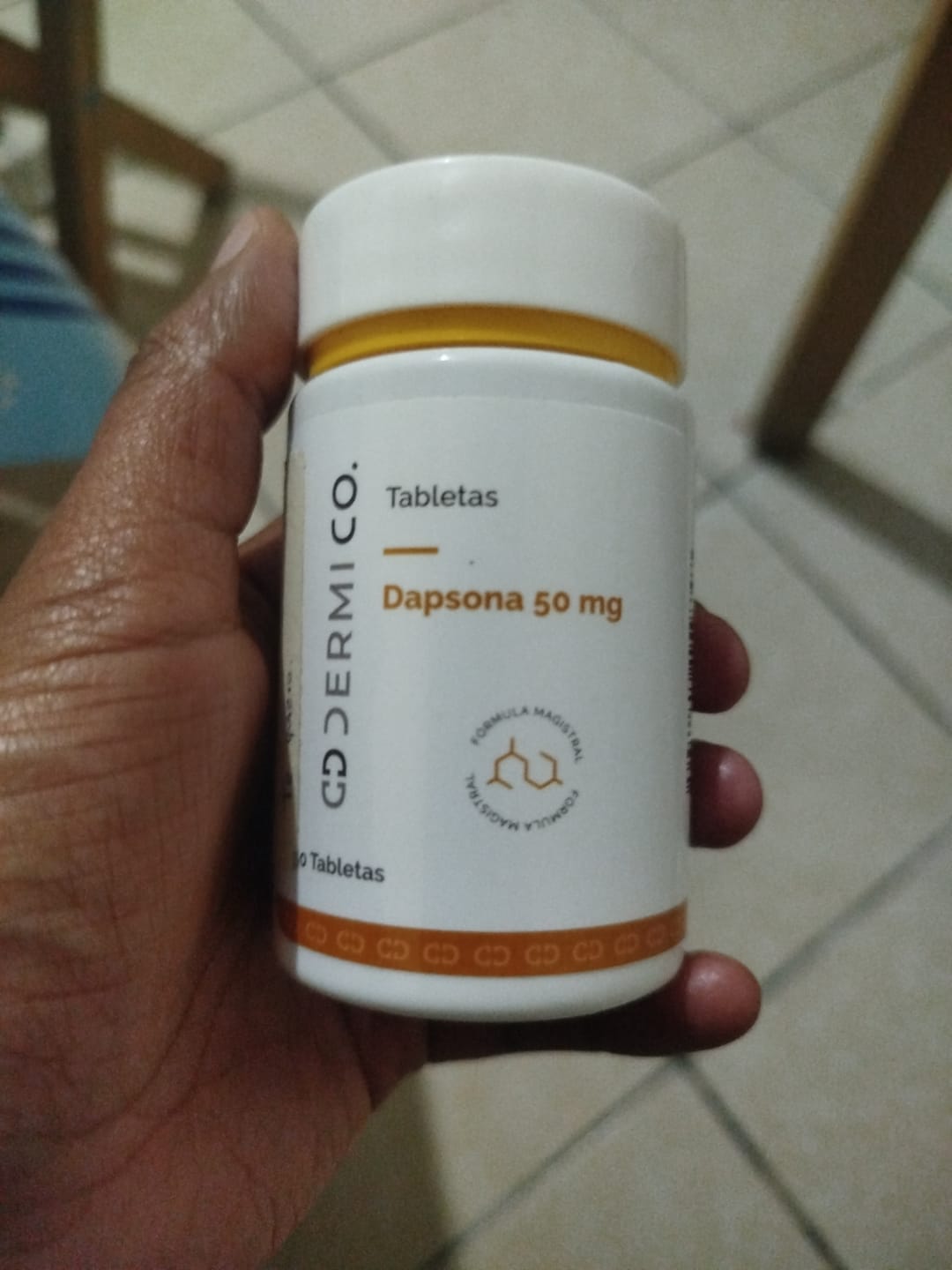 Customer photo review of DAPSONA 50 mg 50 Tabletas Dermico
