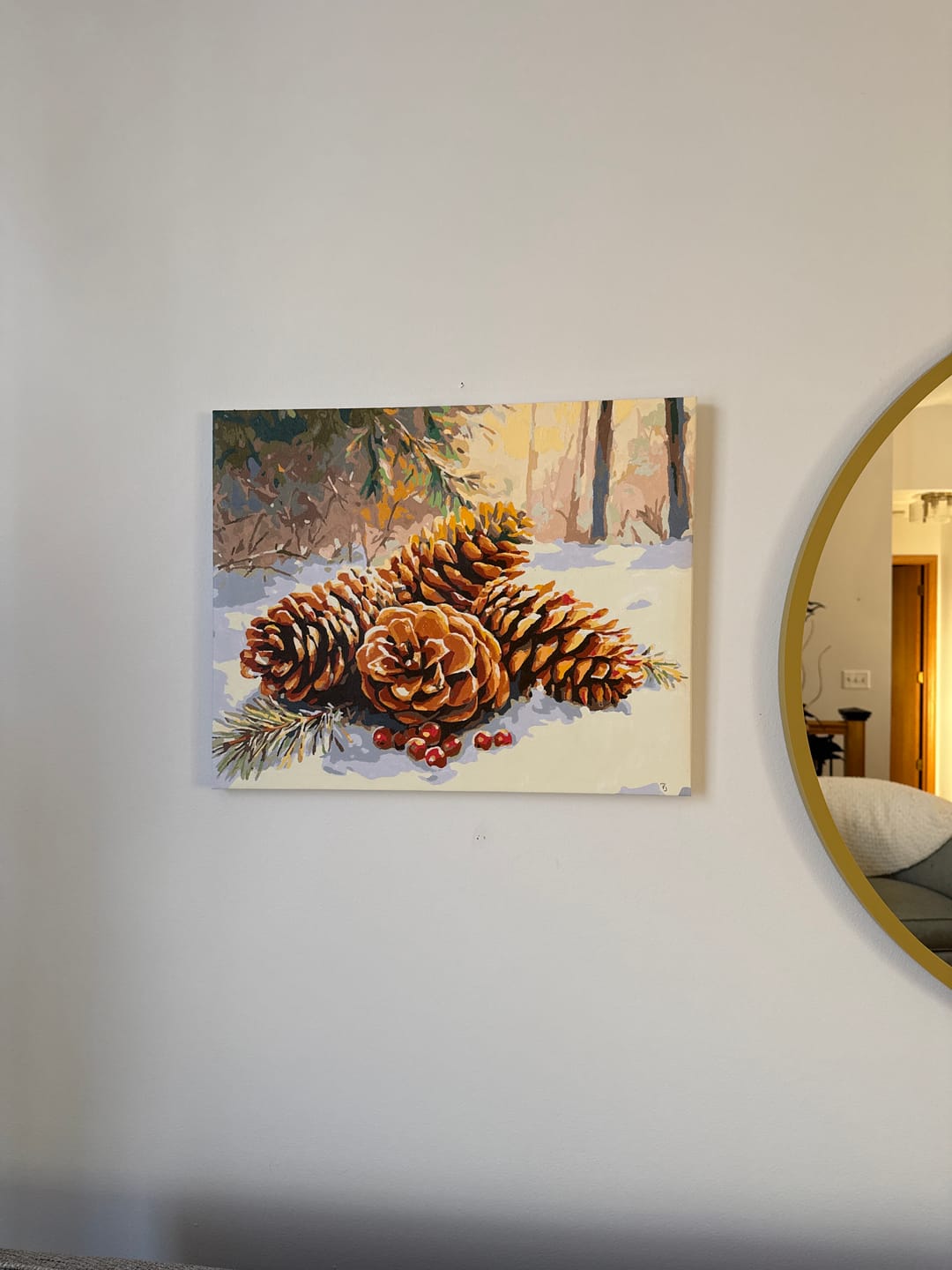 Customer photo review of Winter Pinecones