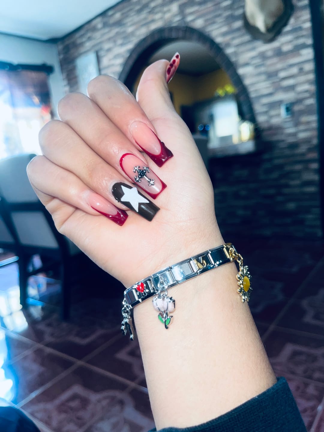Customer photo review of Charm Colgante Huella perrito