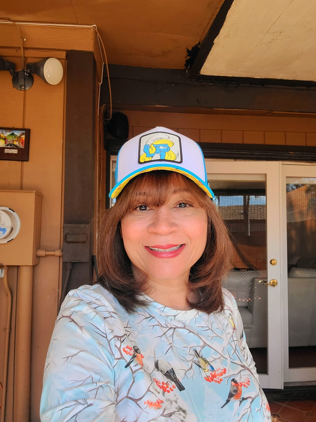Customer photo review of OVERLORD X Smurfs: Smurfette Trucker Cap
