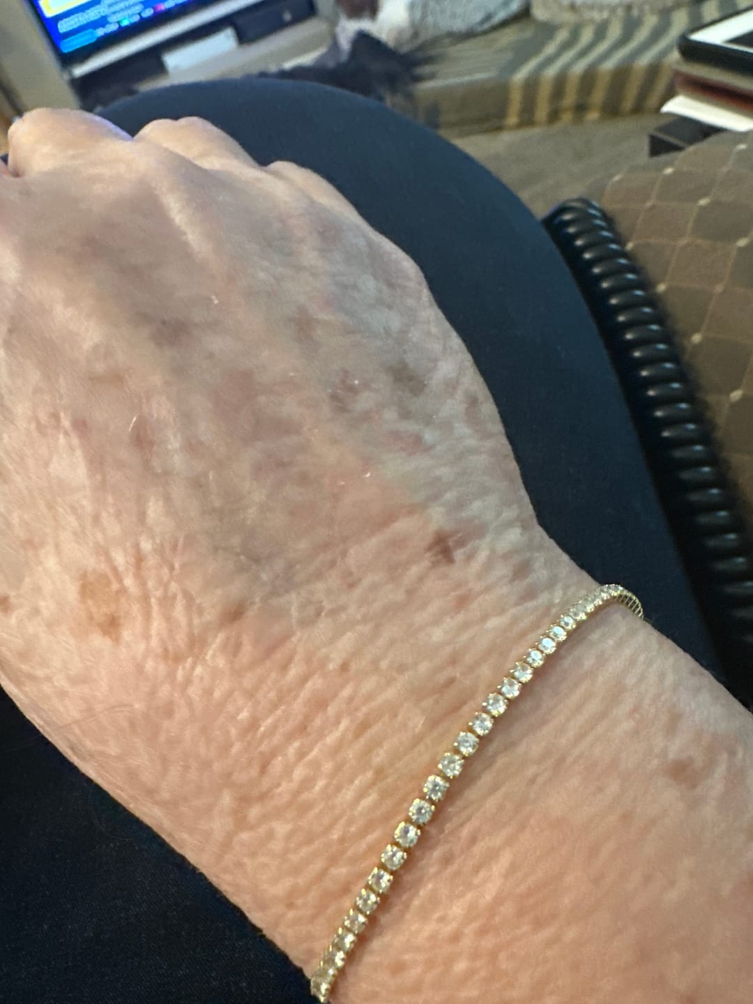 Customer photo review of Melly Adjustable Tennis Bracelet (Bundle)