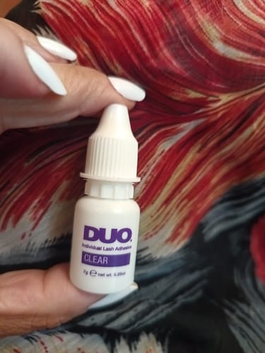Customer photo review of Pegamento Pestañas Postizas Single Gota Clear Duo