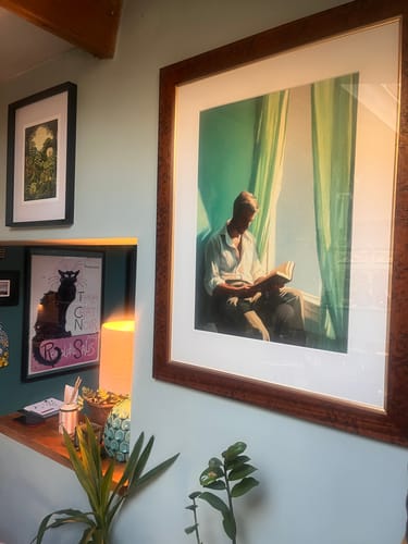 Customer photo review of The Reading Corner Print