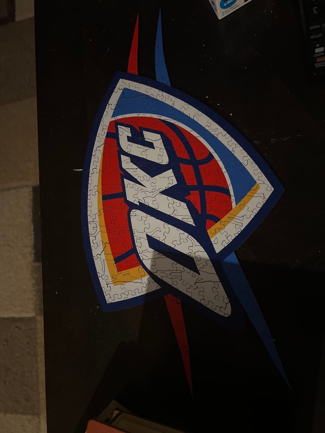 Customer photo review of Oklahoma City Thunder™ - Wooden Puzzle