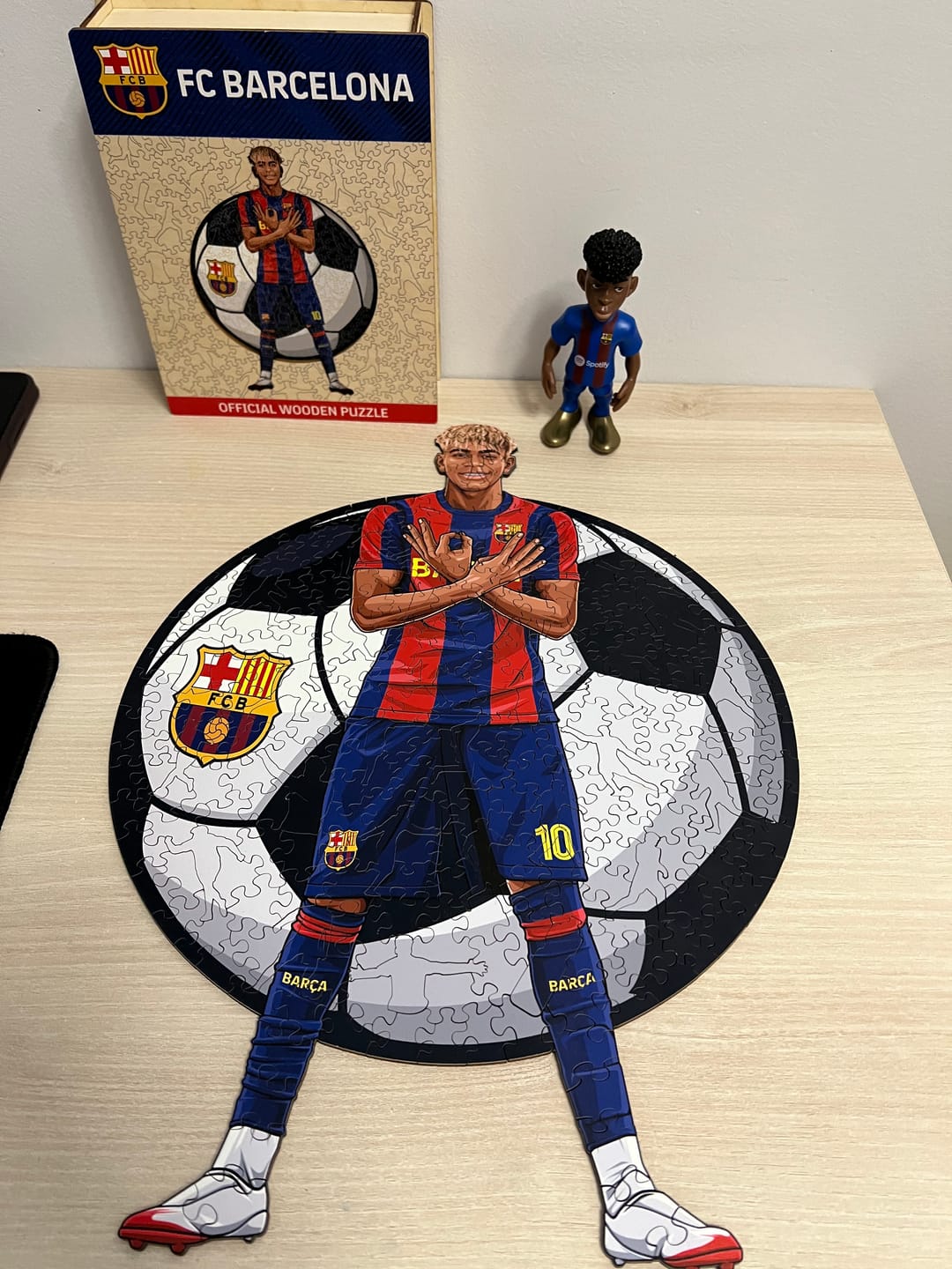 Customer photo review of Lamine Yamal - Wooden Puzzle