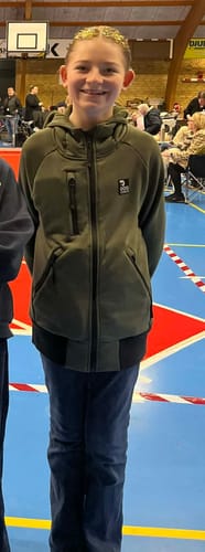 Kundeanmeldelse med foto af Hundelufter Hoodie | Unisex|  Beetle | Dice