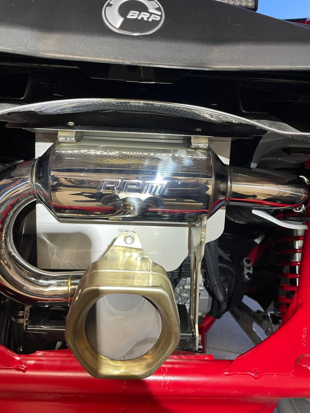 Customer photo review of RPM X3 Slip On Exhaust Sport Muffler Can-Am Maverick X3 Turbo R & RR 2017-2026