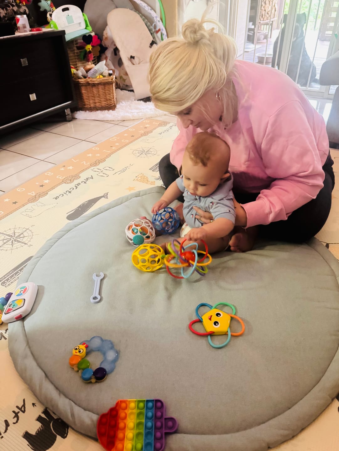 Customer photo review of PRE-ORDER: ABC Africa/ World Map Play Mat