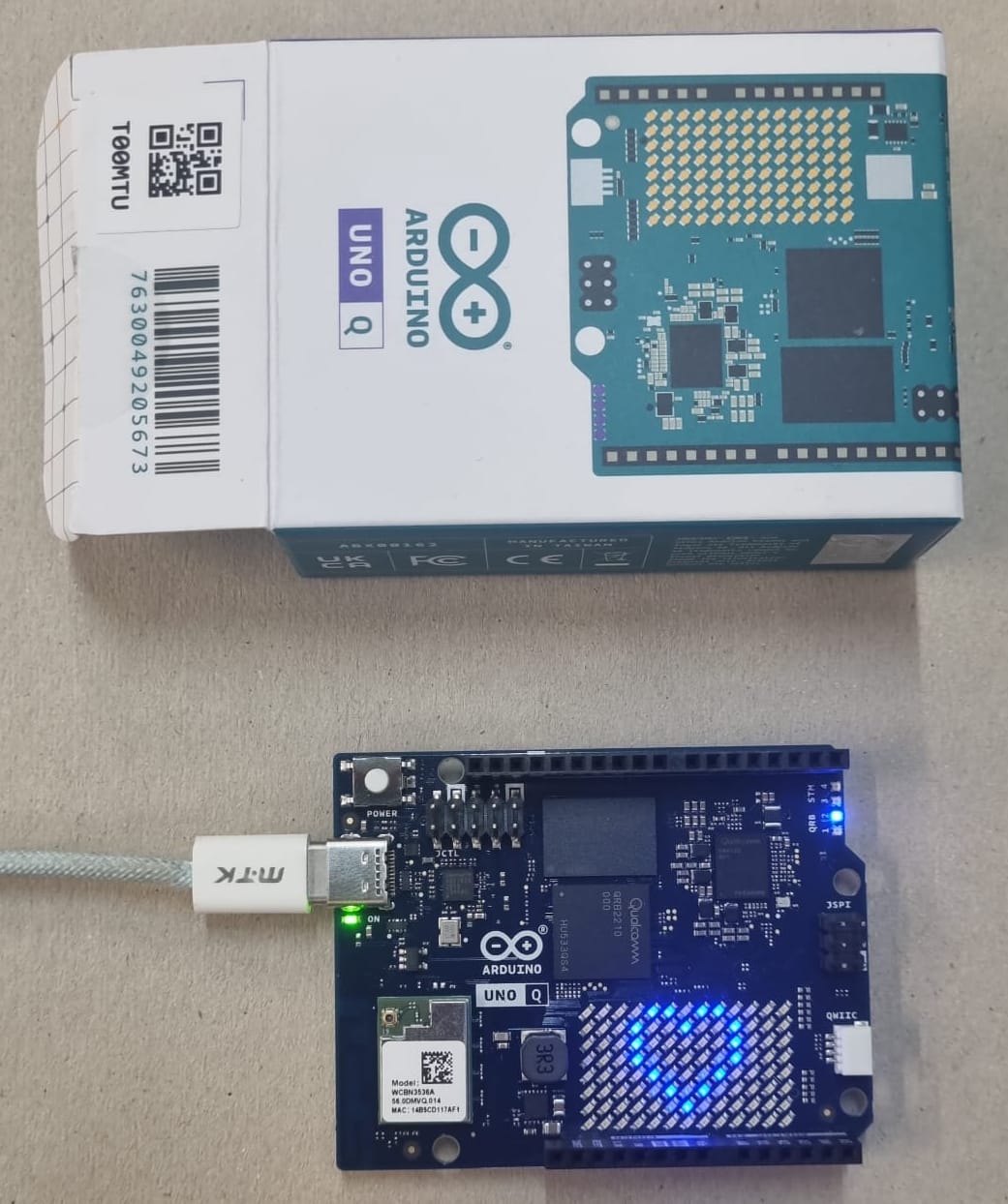 Customer photo review of Arduino UNO Q