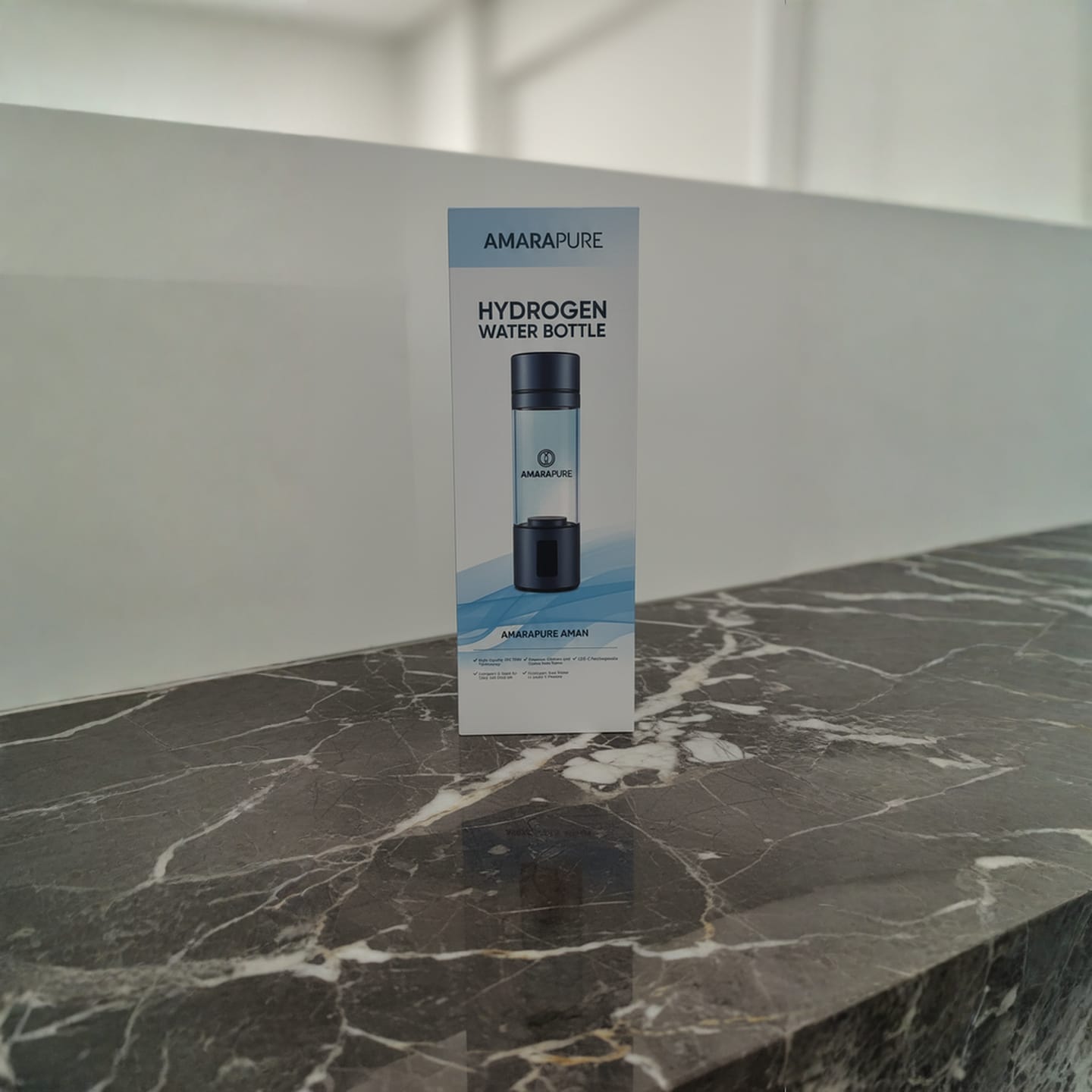 Customer photo review of Aman Hydrogen Water Bottle