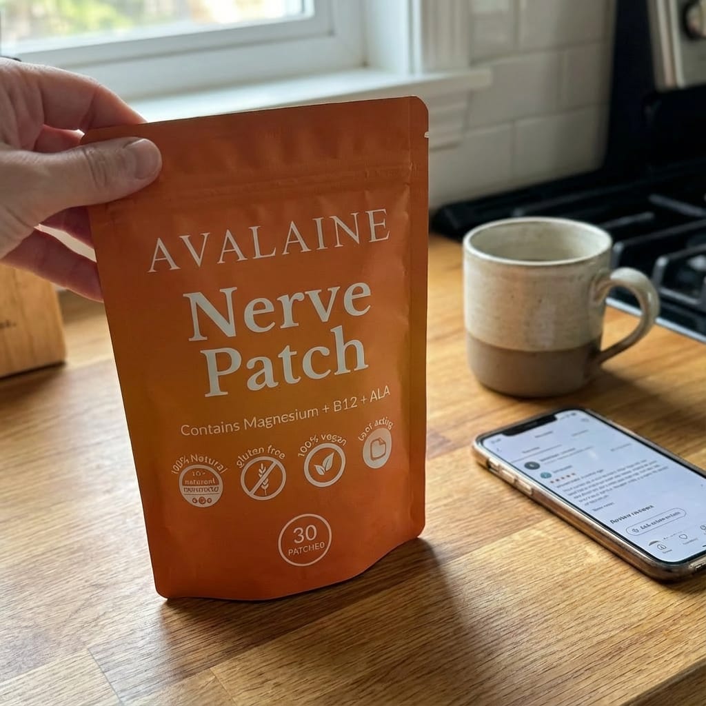Customer photo review of NERVana+®  Nerve Relief Magnesium Patches