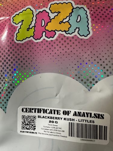 Customer photo review of Zaza Buy One Get One (On Select 4 Gram Flower)