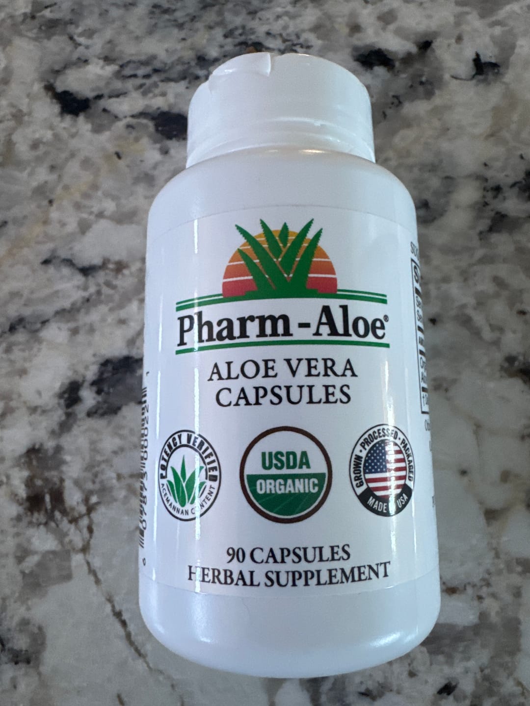 Customer photo review of Aloe Vera Capsules