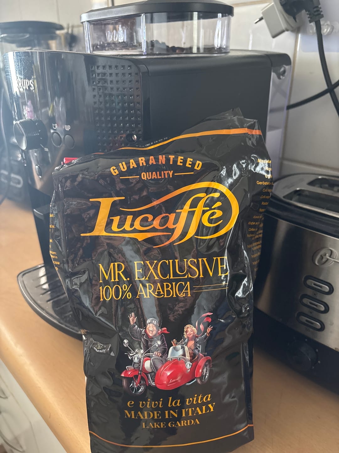 Customer photo review of Lucaffe Mr. Exclusive 1 kg Grano Entero