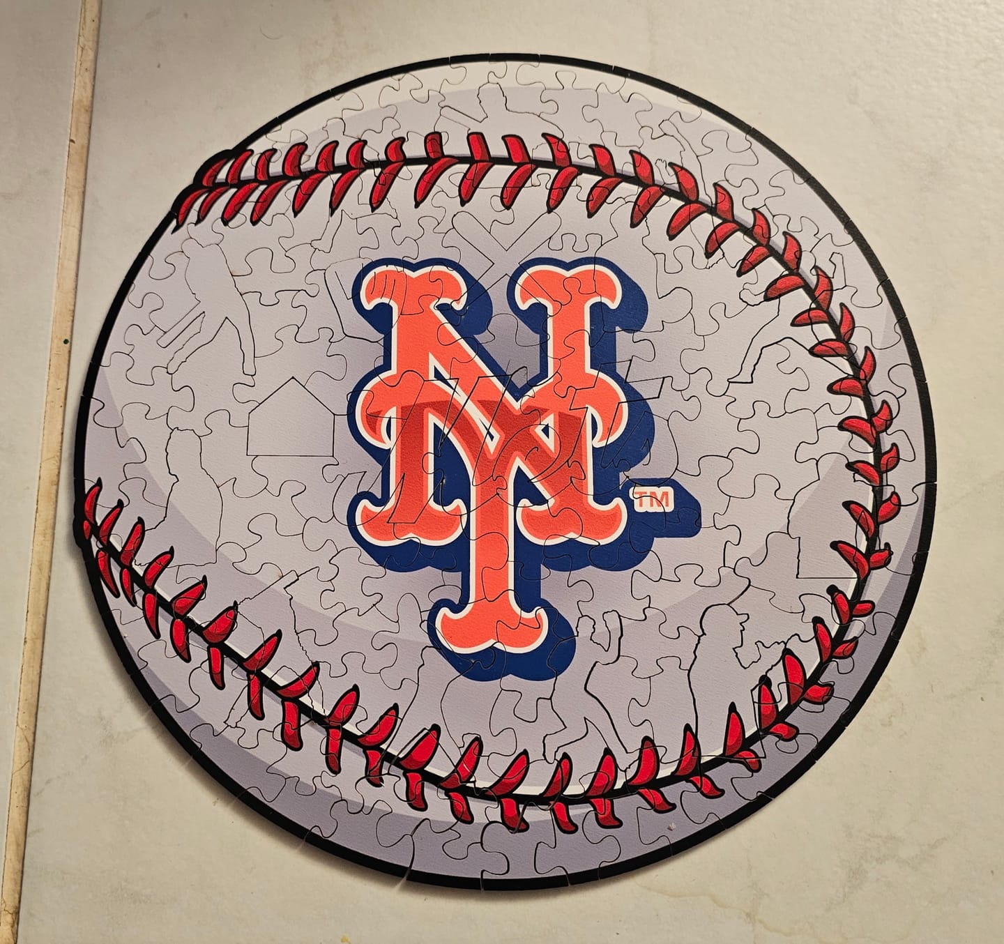 Customer photo review of New York Mets™ - Wooden Puzzle