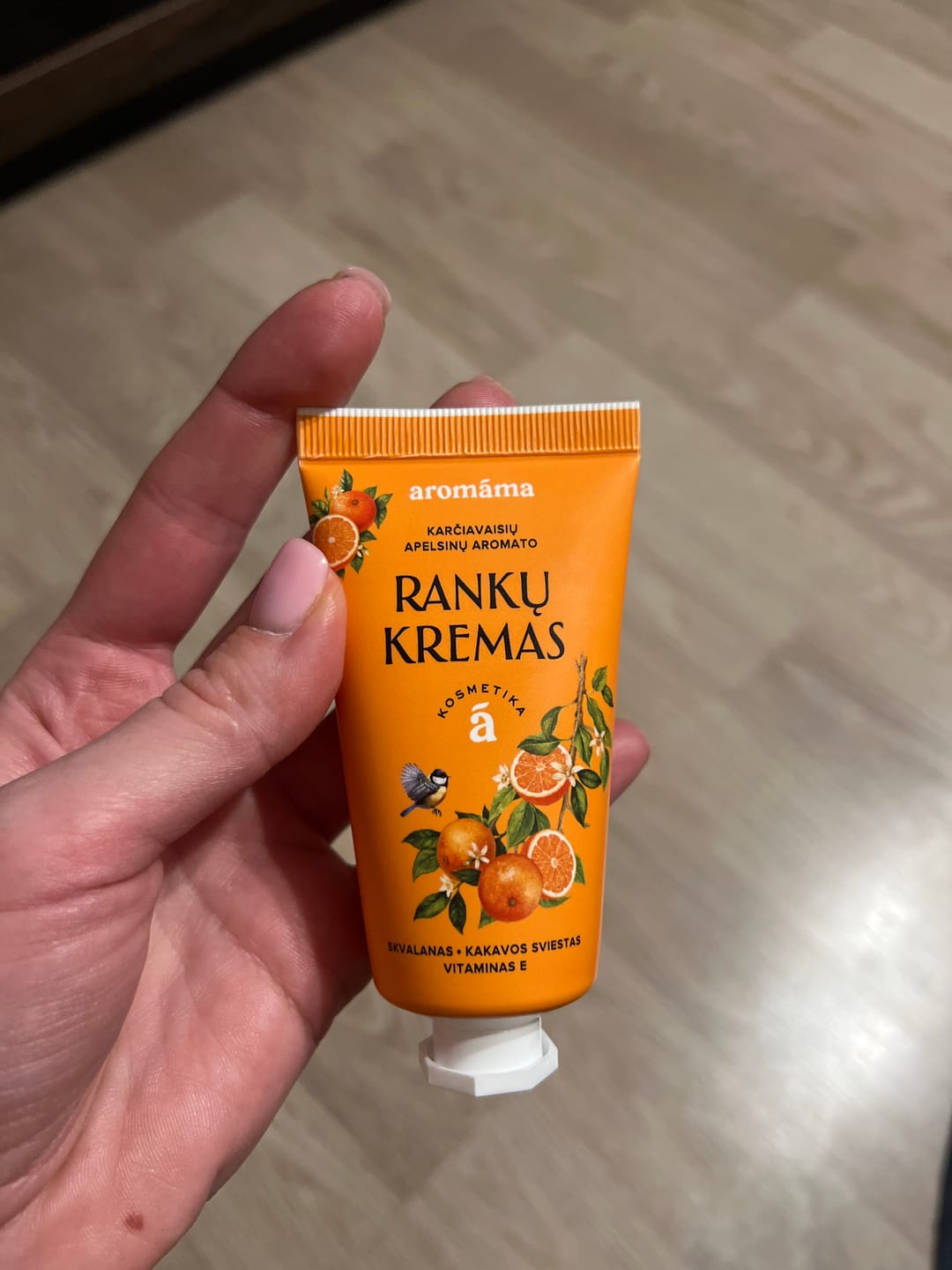 Customer photo review of Karčiavaisių apelsinų aromato rankų kremas