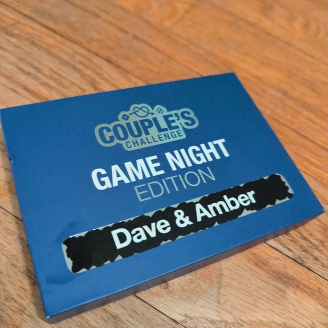Customer photo review of Couple's Challenge: Game Night Edition