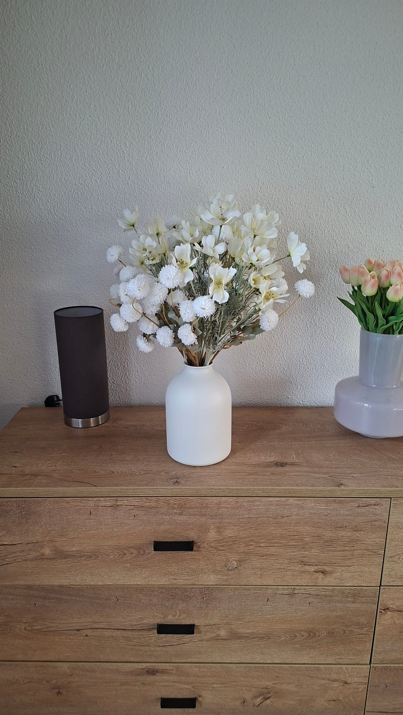 Customer photo review of Boeket Serene - Wit