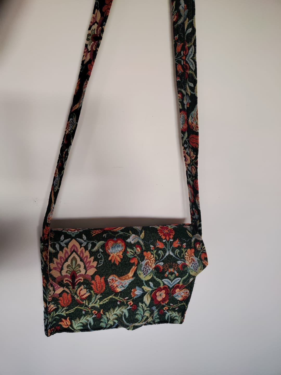Customer photo review of Birds and Flowers Tapestry Fabric
