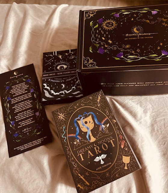 Customer photo review of Dreamy Moons Tarot