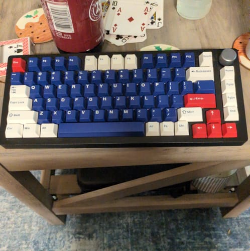 Customer photo review of DrunkDeer Keebs Keycap Set