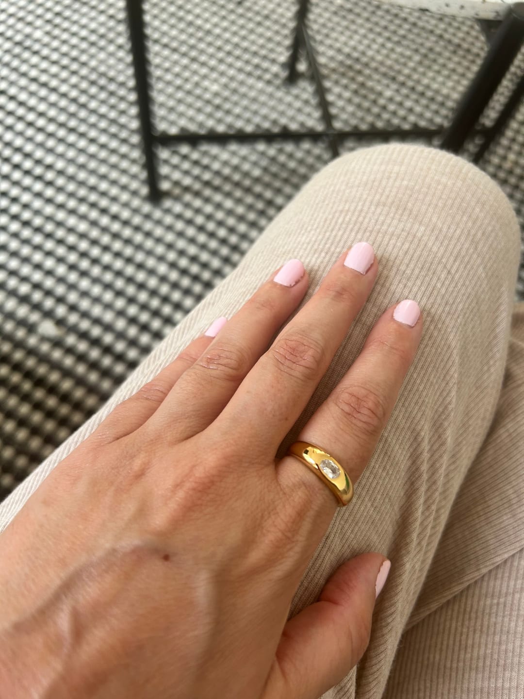 Customer photo review of CRYSTAL OVAL RING