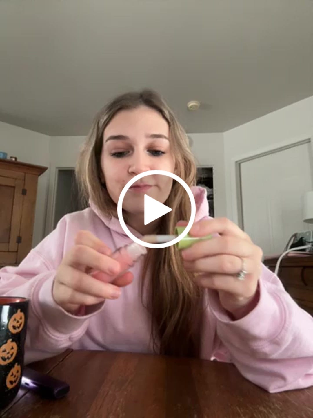 Customer video review of Bold Color Changing Tinted Lip Oil