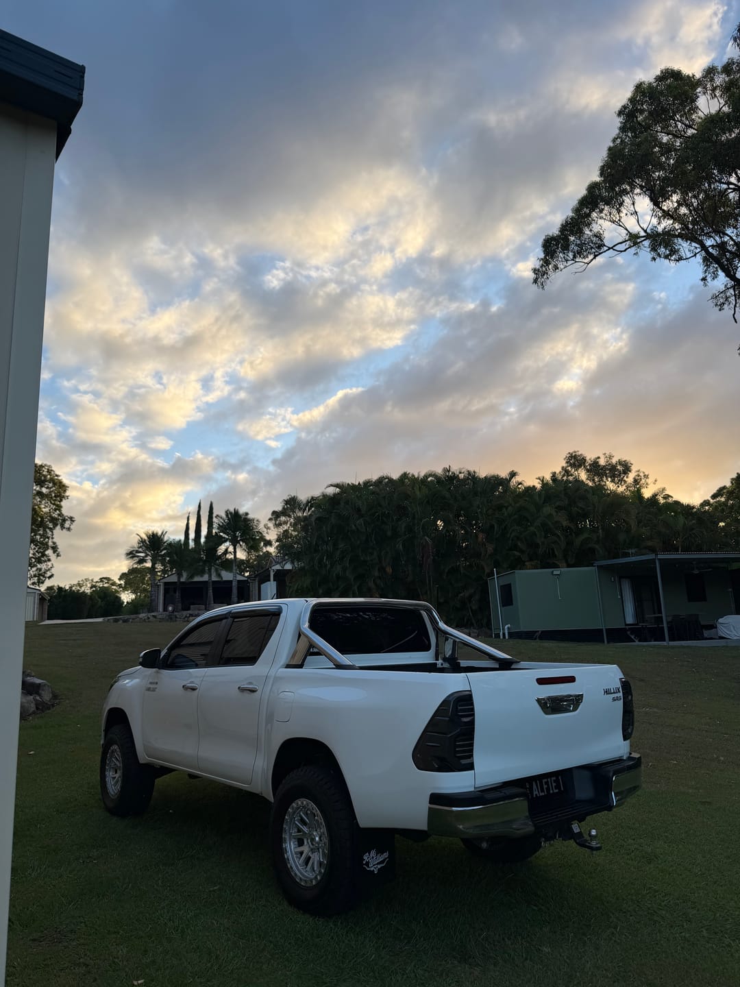 Customer photo review of Blacked Out LED Tail Lights for Toyota N80 Hilux (GR Style)