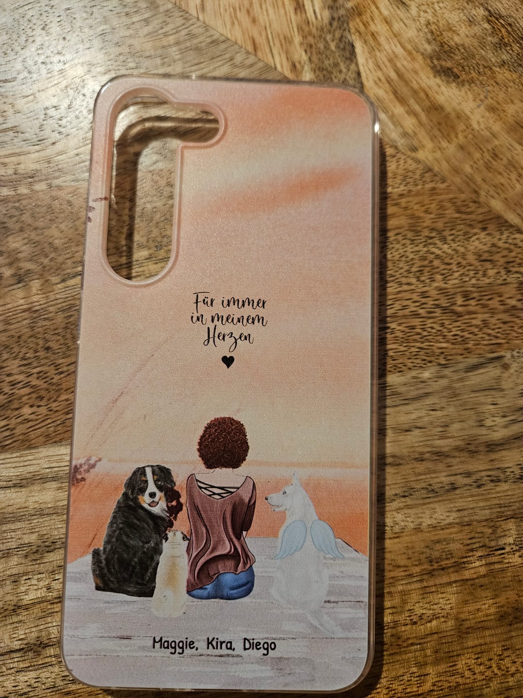 Customer photo review of Unterwegs mit Haustier - Individuelle Handyhülle