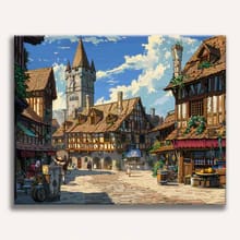 Customer photo review of Medieval Town Plaza