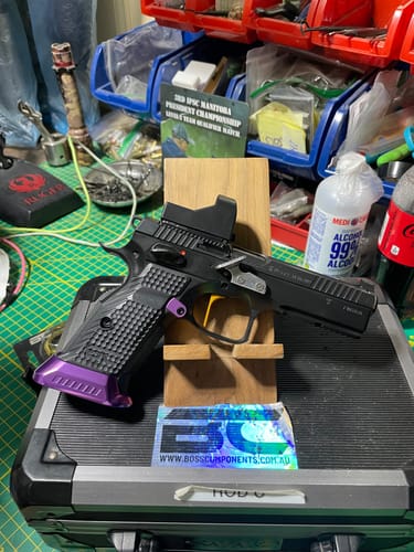Customer photo review of CZ Shadow 2 Aluminium Magwell | Fast Reloads