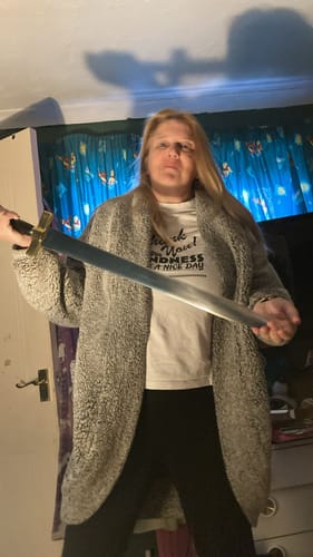 Customer photo review of Companion Arming Sword