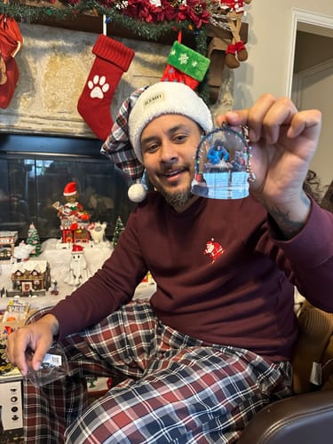 Customer photo review of Personalized Welder Christmas Ornament, Gift For Welder Welding Supplies