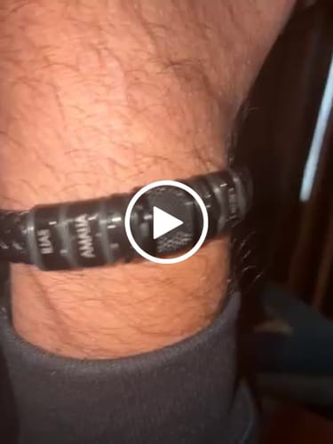 Customer video review of Bracelet: Black