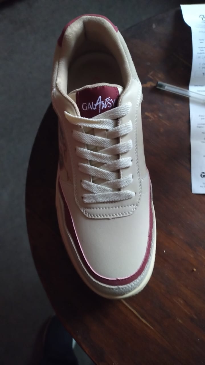 Customer photo review of The Creation of Adam Sneakers