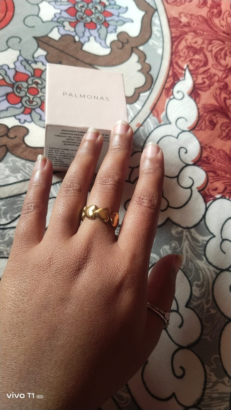 Customer photo review of Passion Heart Ring