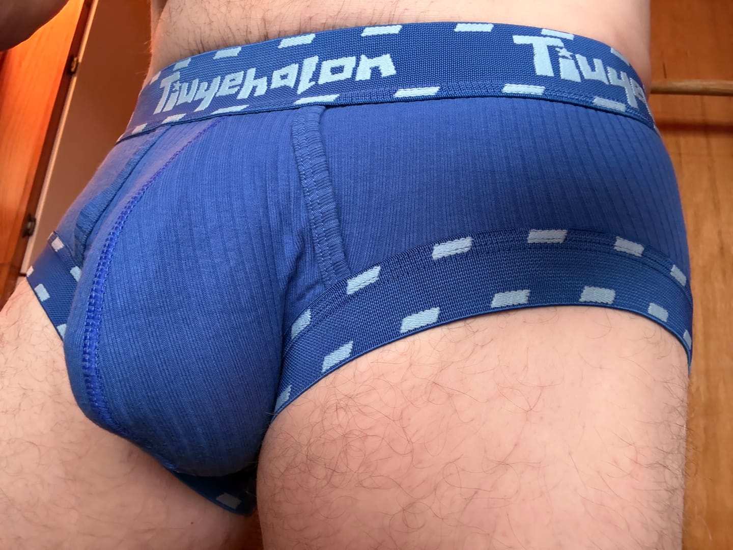 Customer photo review of 2 Pack Men's Ultra-Soft Support Pouch Trunks