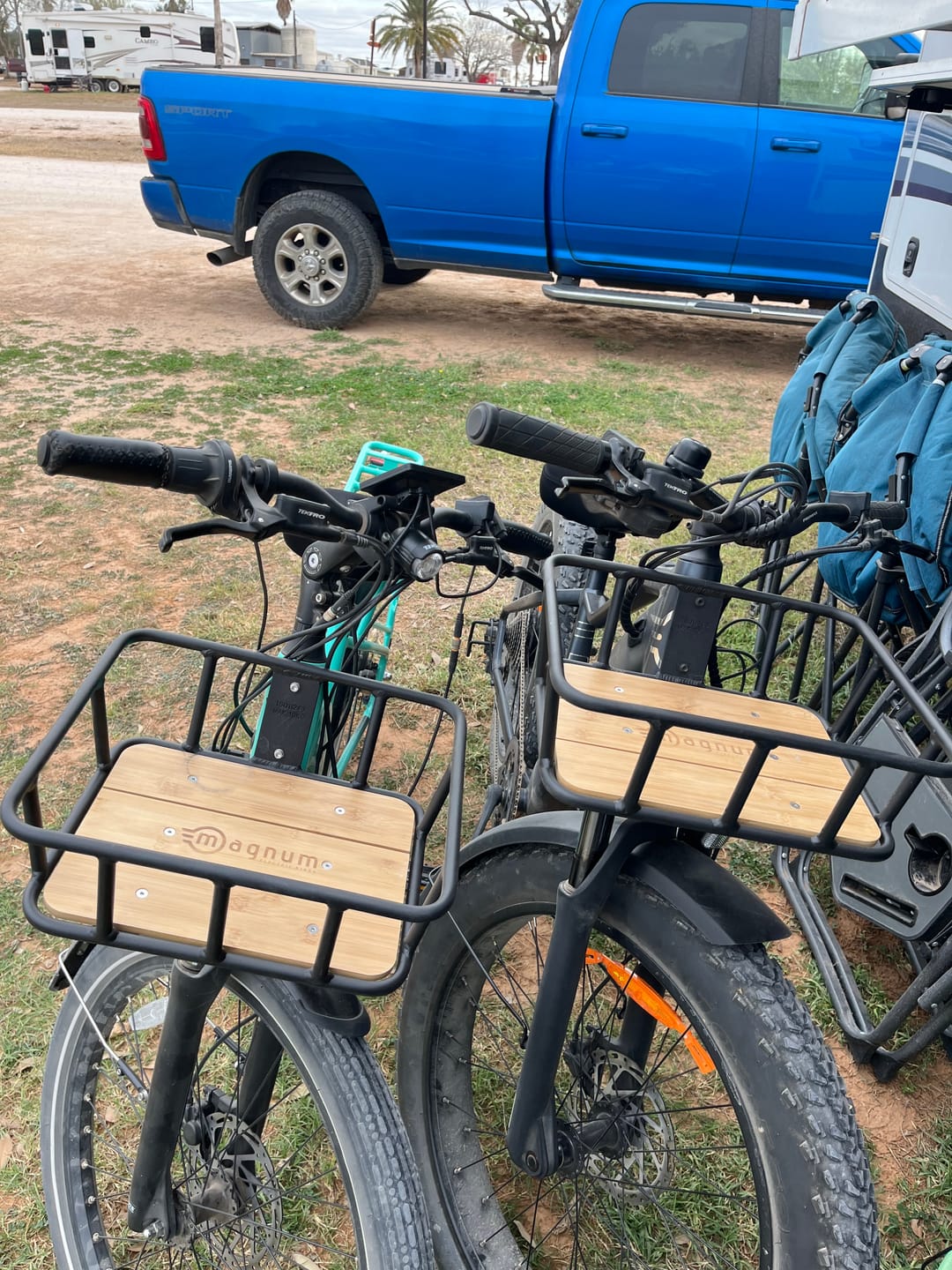 Customer photo review of Multi-Purpose Front Cargo Basket