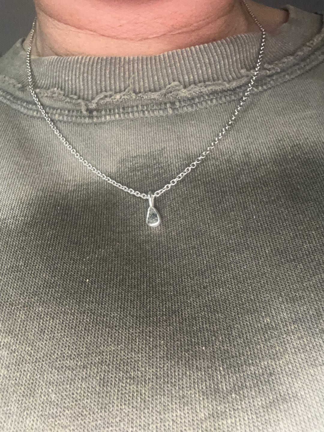 Customer photo review of Moldavite - Mini necklace pendant