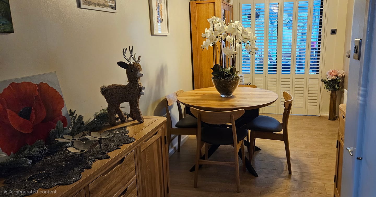 Customer photo review of Eva Oak Dining Chair