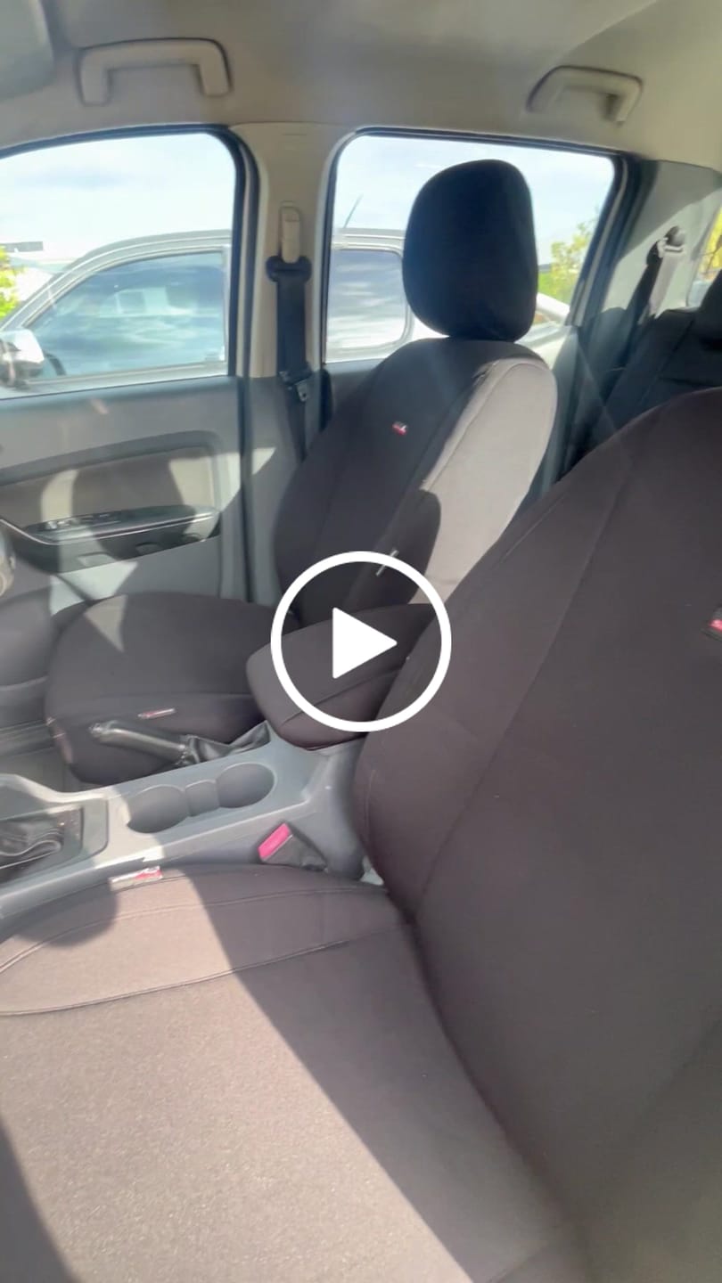 Customer video review of Sharkskin Front Seat Covers for Ford Ranger (June/2015-ON)