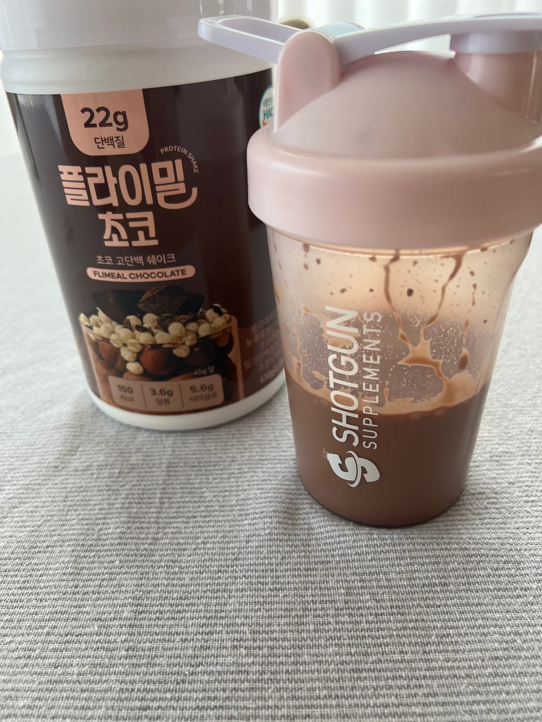 Customer photo review of FLIMEAL Protein Shake - Choco (630g)