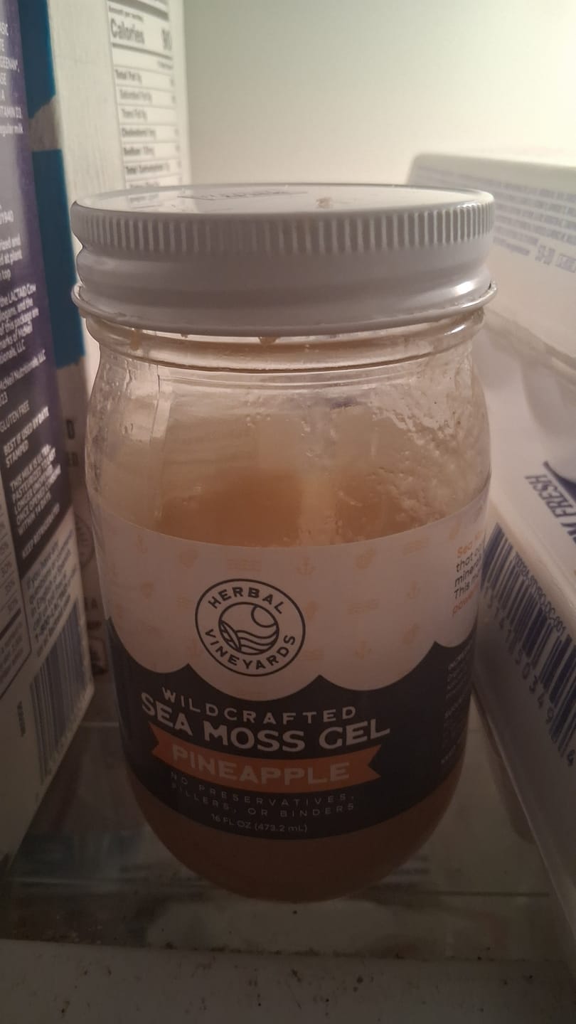 Customer photo review of EXCLUSIVE PINEAPPLE SEA MOSS GEL