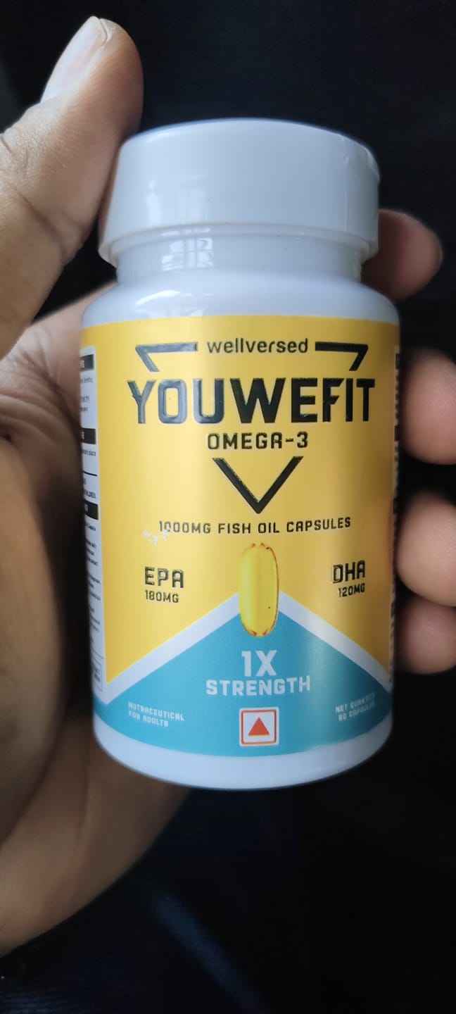 Customer photo review of YouWeFit Omega-3 Fish Oil (60 Capsules), 1000mg