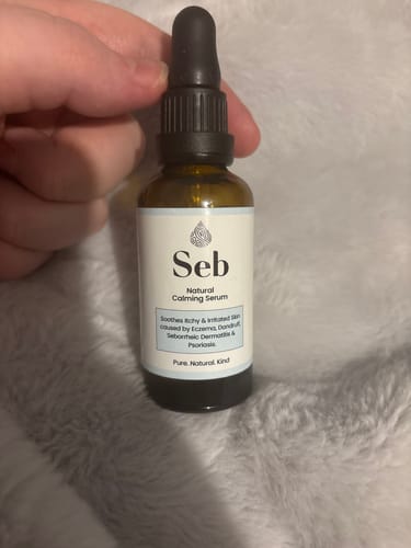 Customer photo review of Seb Natural Calming Serum
