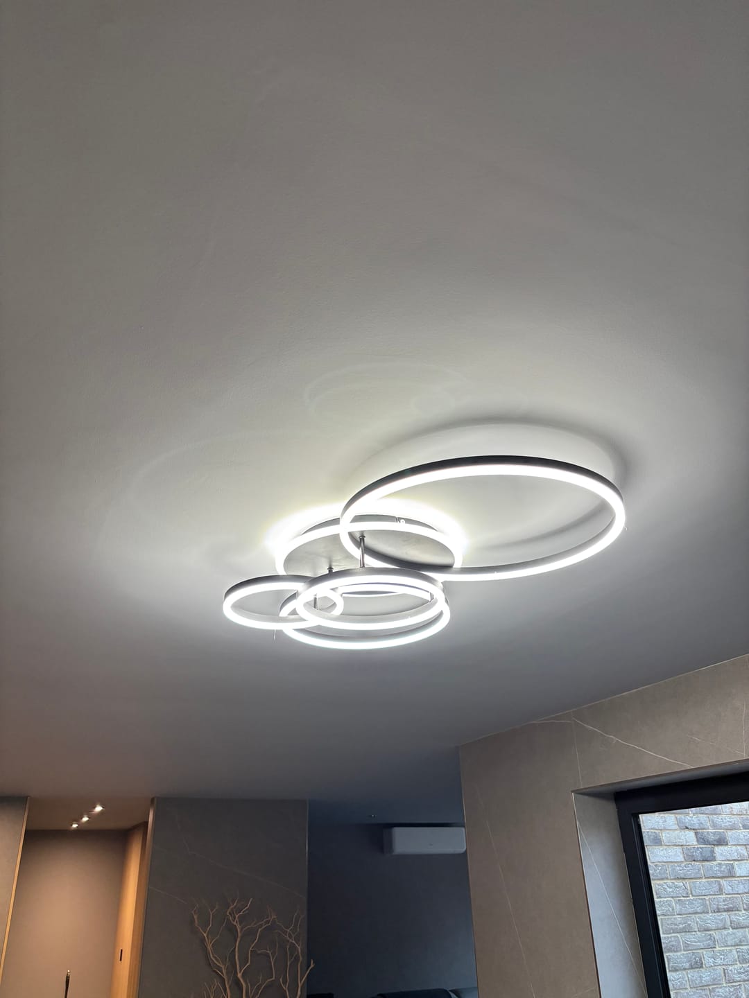 Customer photo review of WOMO Circular LED Flush Mount Ceiling Light-WM1032