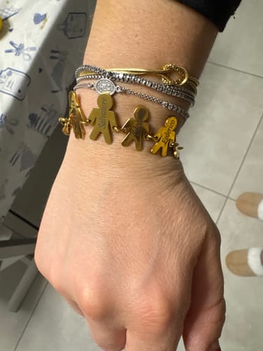 Customer photo review of Bracciale Famiglia Componibile - My Family