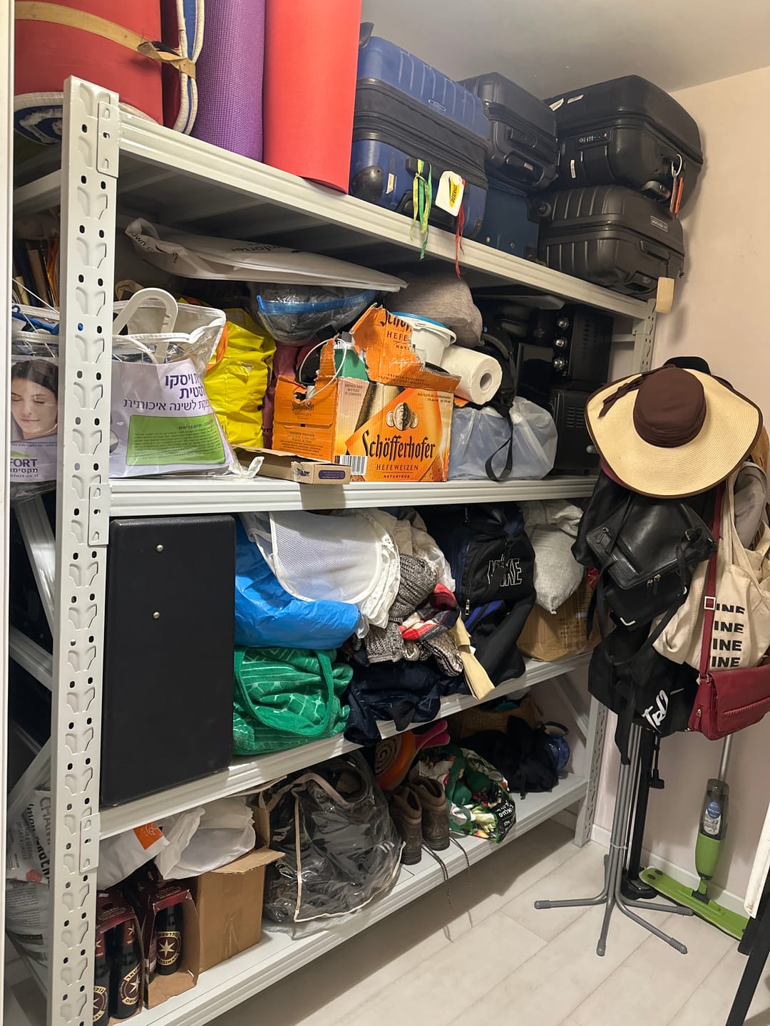 Customer photo review of מדפים מודולריים למחסן כוננית מתכת מודולרית 200/60/200