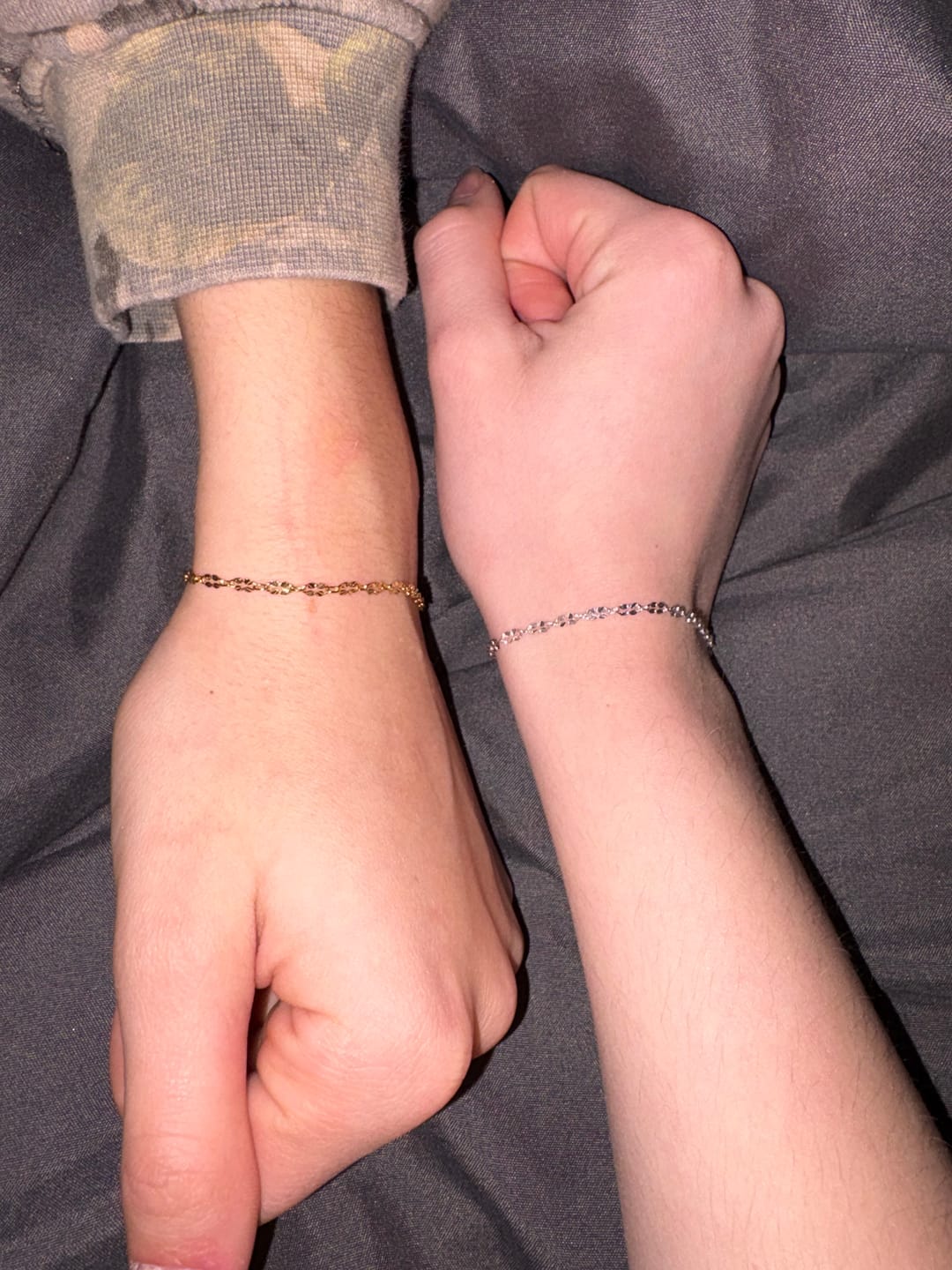 Customer photo review of Permanent Jewelry - Gold Filled/925